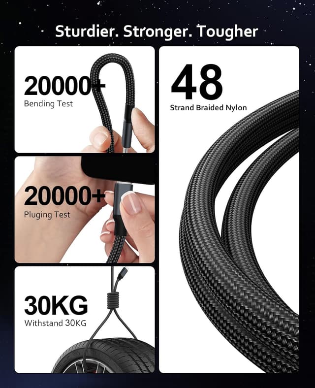 Thumbnail 6 de Magtame USB 4 Cable 240W, 2.3ft