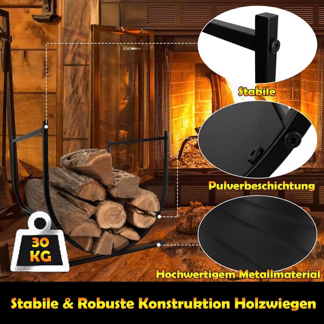 Thumbnail 5 de Froadp soporte para leña 44x37x40cm