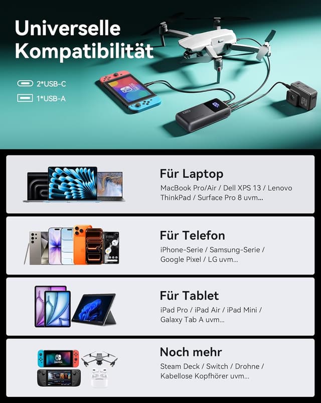 Thumbnail 6 de INIU Laptop Power Bank 25.000 mAh