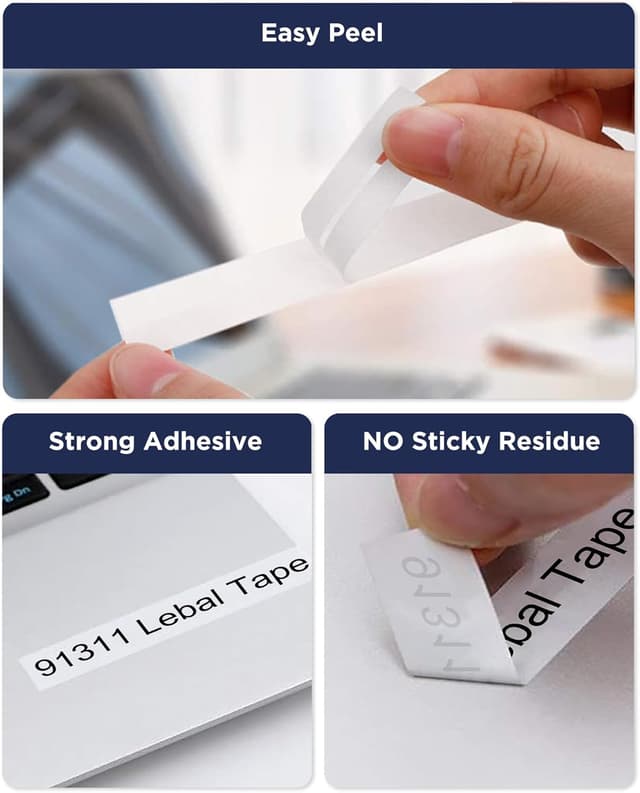 Detalle de Brother TZe-241 18mm Laminated Label Tape 4-Pack 🏷