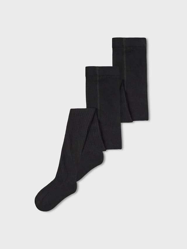 Detalle de NAME IT child Strumpfhose im 2er-Pack (Unisex) aus Baumwolle mit Elasthan-Anteil