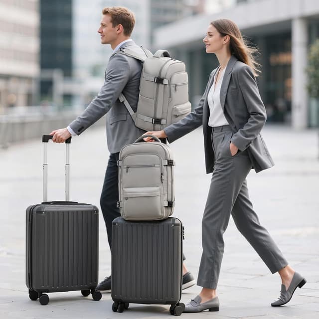 Thumbnail 6 de Coolife Handgepäck Koffer 55x35x20cm