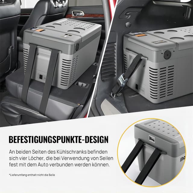 Detalle 2 de BougeRV CRPRO Kompressor-Kühlbox 12 V (20 Liter) – für Auto, Camping & Reisen, aktualisierte Version