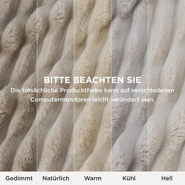 Detalle 2 de Bedsure kuscheldecke 220 x 240 cm