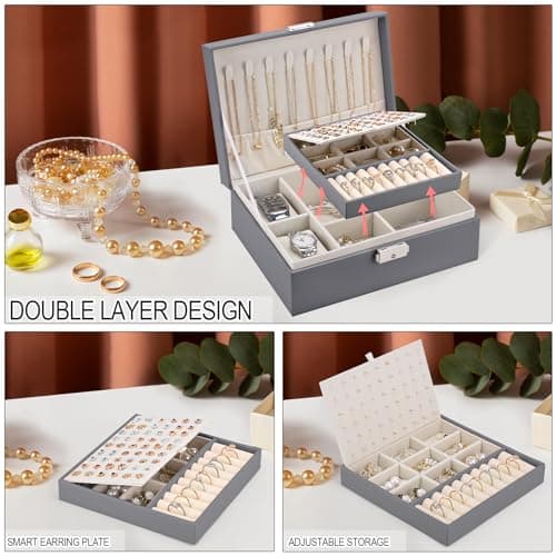 Detalle 2 de Sofore joyero de viaje 2 capas