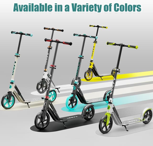 Thumbnail 5 de LEEYV Adult Scooter with Big Wheels