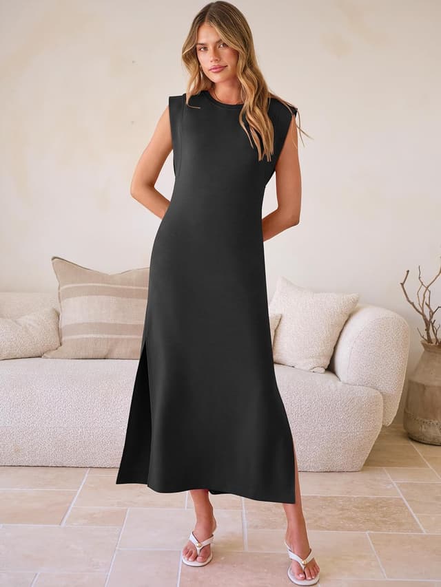 Detalle de ANRABESS Women Summer Sleeveless Maxi Dress