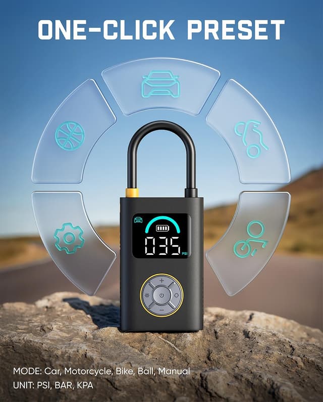 Thumbnail 5 de Fanttik X10 Pro 150 PSI Portable Tire Inflator