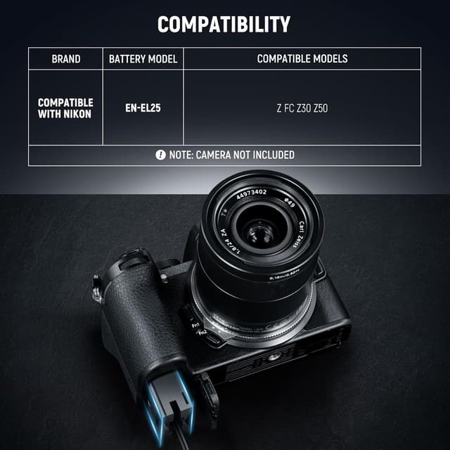 Detalle de NEEWER D Tap EN-EL25 dummy battery