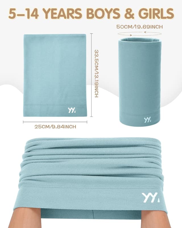 Detalle de Cache-cou enfant YANIKY : tour de cou doux et respirant, taille unique