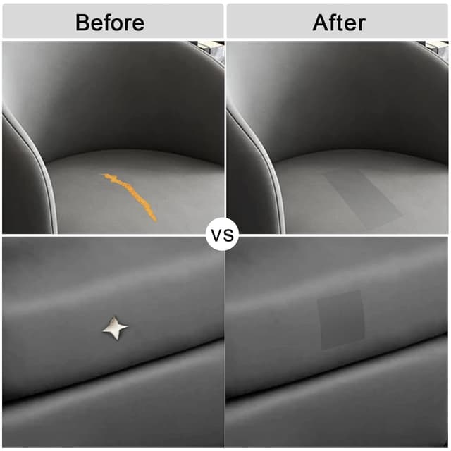 Detalle 2 de Hode cuero adhesivo 44x300 cm parche gris