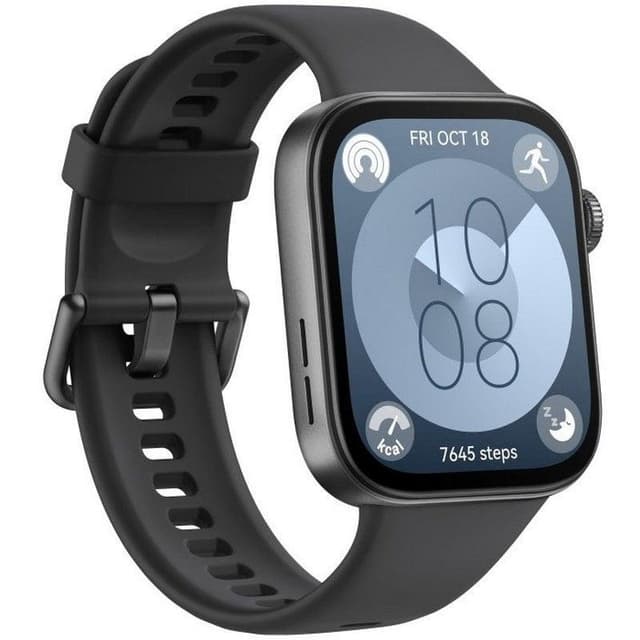 Detalle 2 de Huawei Watch Fit 3 AMOLED Negro con correa de fluoroelastómero