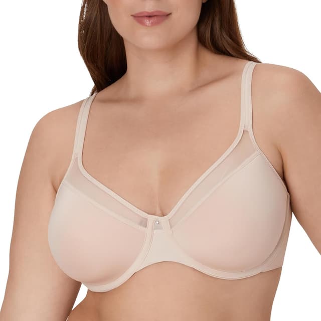 Detalle de Bali Women’s Seamless Underwire T-Shirt Bra with Convertible Straps (Ultra-Light One Smooth U)