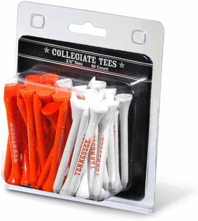 Detalle de Team Golf NCAA Women’s Team Golf 2-3/4" Golf Tees (50 Pack) — Regulation Size, Multi-Team Colors