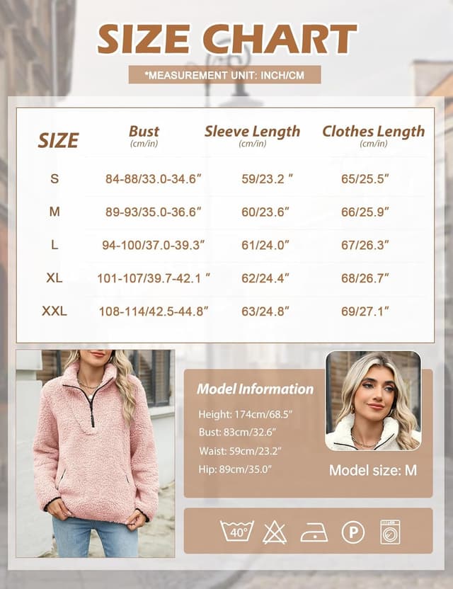 Detalle 2 de Tuopuda Pullover Damen mit 1/4 Zip