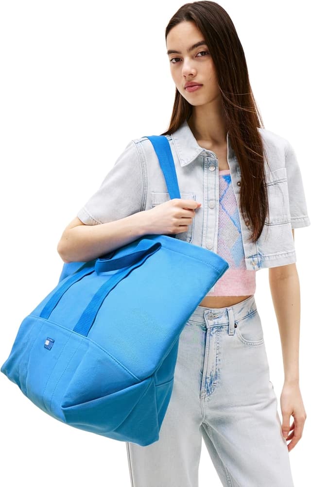 Detalle de Tommy Jeans Women’s Large Edition Canvas Tote Bag