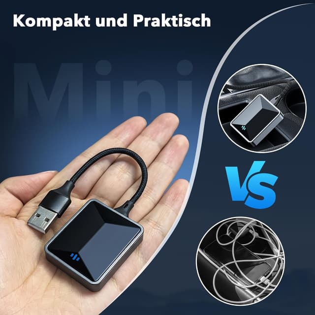 Thumbnail 4 de LAMTTO Adaptador Carplay Inalámbrico 2 en 1 5,8GHz