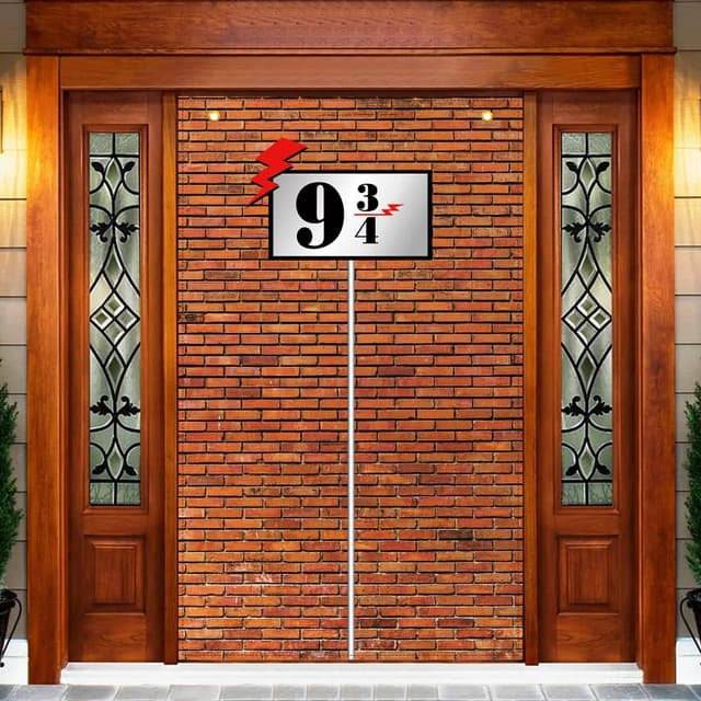 Detalle de Aurasky Fond mur de briques Wizard pliable 180 x 110 cm avec 2 œillets