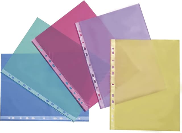 Thumbnail 2 de Viquel 208254 Fundas perforadas A4 multicolor 50