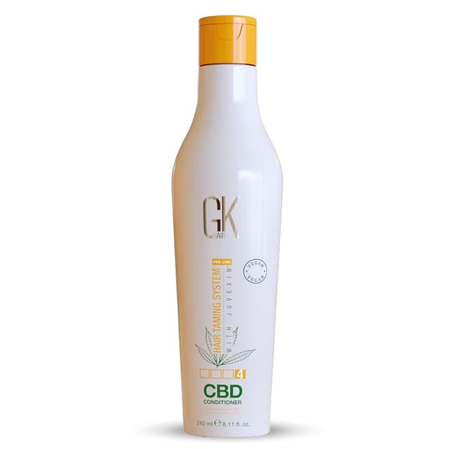 Detalle de GK Hair Global Keratin Hemp Conditioner (240 ml) – feuchtigkeitsspendend, für coloriertes & geschädigtes Haar