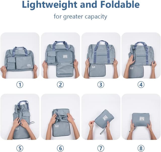 Thumbnail 4 de Travel Duffel Foldable Weekend Bag 35L