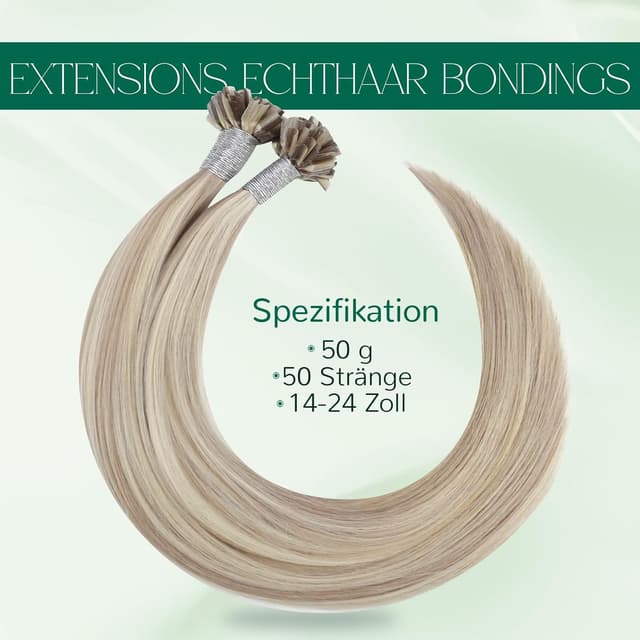 Detalle de Easyouth Echthaar Extensions 40 cm #18P613