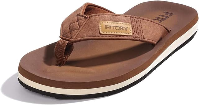 Thumbnail 6 de FITORY Men’s Flip-Flops (Thongs) with Arch Support for Beach, Pool, and Travel