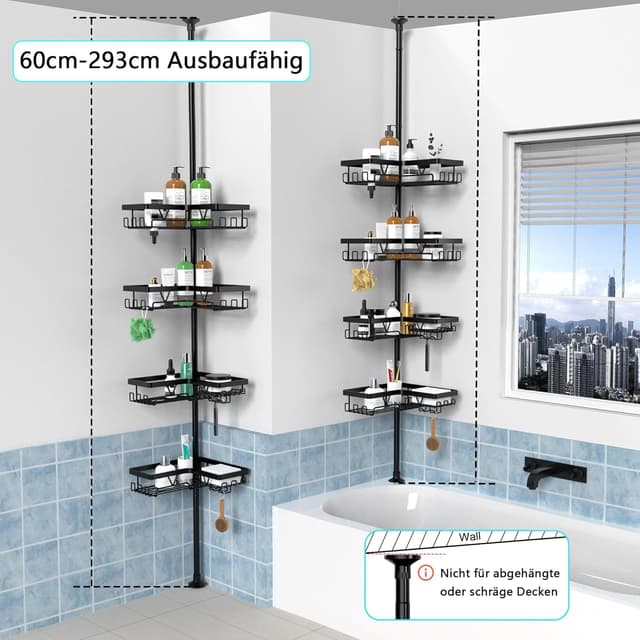 Thumbnail 6 de Kegii Teleskop Duschregal 60–293 cm