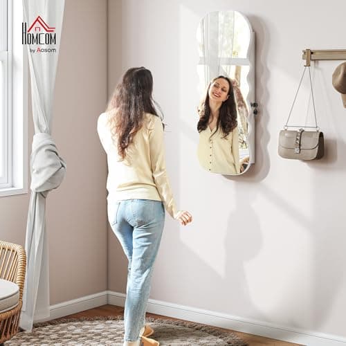 Detalle 2 de HOMCOM Espejo joyero 42x108 cm