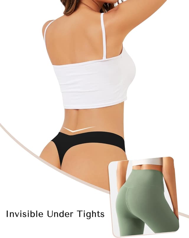 Thumbnail 5 de VOENXE Culotte sans Coutures Taille Basse 5pcs