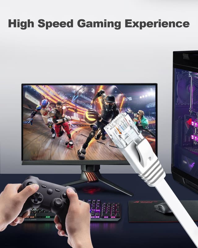 Detalle de Yauhody Cat6 Ethernet Cable 1m 6-Pack