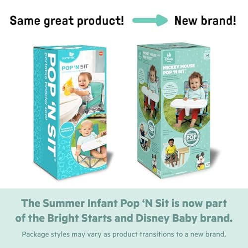 Thumbnail 6 de Bright Starts Pop 'N Sit Minnie Mouse, asiento portátil para bebé