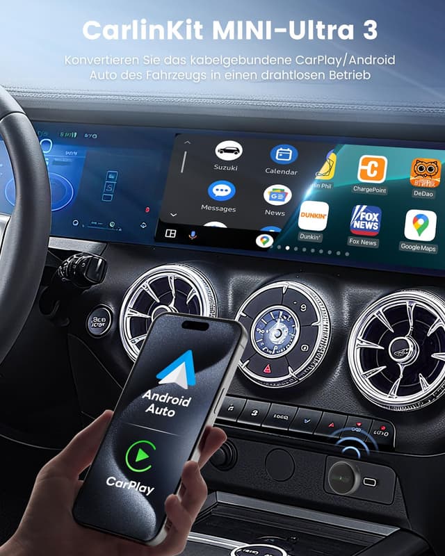Detalle de Carlinkit MINI-Ultra 3 kabelloser Adapter