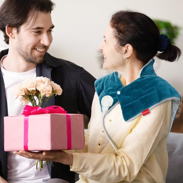 Thumbnail 6 de Comfytemp Fully Weighted Neck and Shoulder Heat Pad 2.2lb