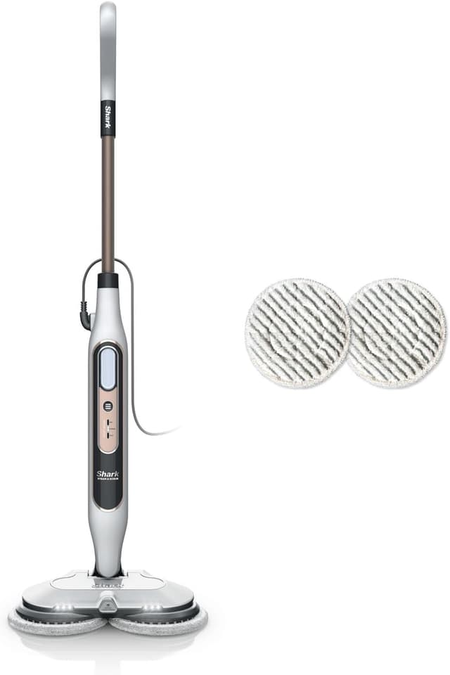 Detalle de Shark Automatic Steam Mop S8201UK with 2 rotating Power Pads and 3 steam settings