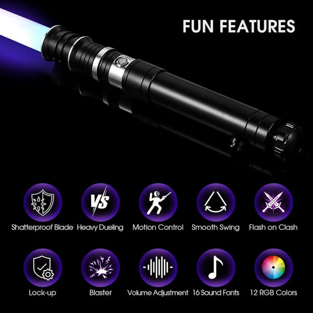 Thumbnail 4 de AthlChamp Motion Control Heavy Dueling Lightsaber for Adults