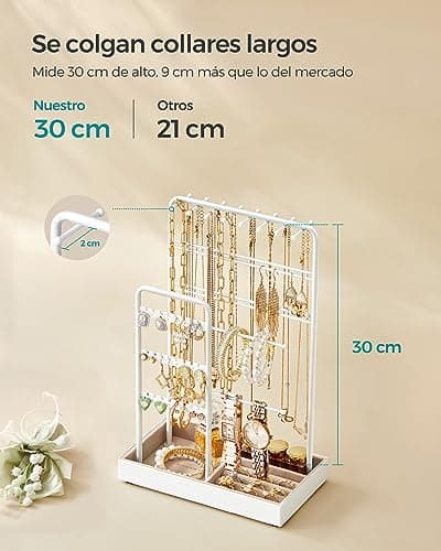 Thumbnail 6 de SONGMICS soporte de joyas JJS021W01, 30 cm