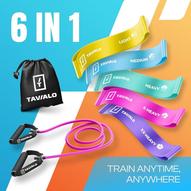 Thumbnail 6 de TAVIALO Bandas de Resistencia 5 en 1 para Entrenamiento 💪