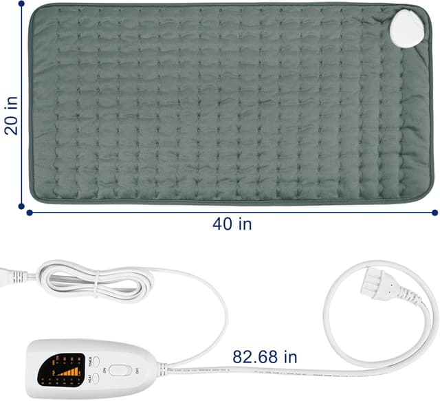 Detalle de Electric heating pad 6 heat levels, 20 x 40 in
