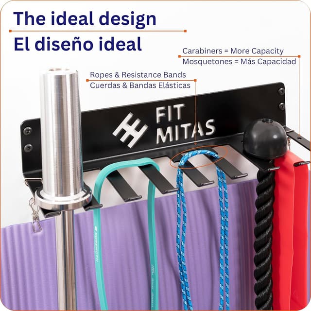 Thumbnail 2 de Fit Mitas Rack Musculación y Kit Gimnasio en Casa