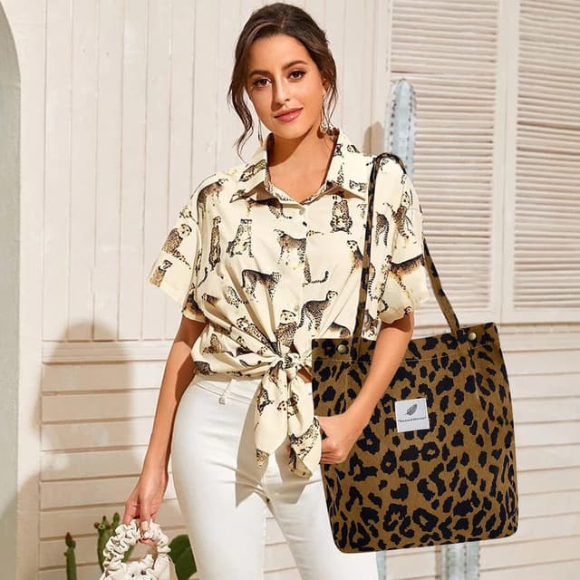 Thumbnail 1 de FITDON Cord Umhängetasche Groß