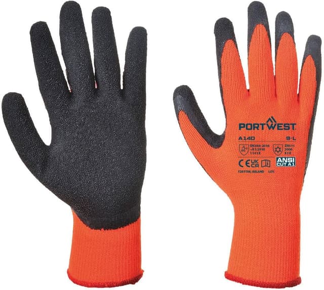 Detalle de Portwest gants thermiques avec grip pour le travail en froid (homme) – protection et adhérence