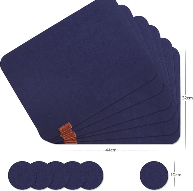 Detalle 2 de Luana Rose sets de table feutre 12