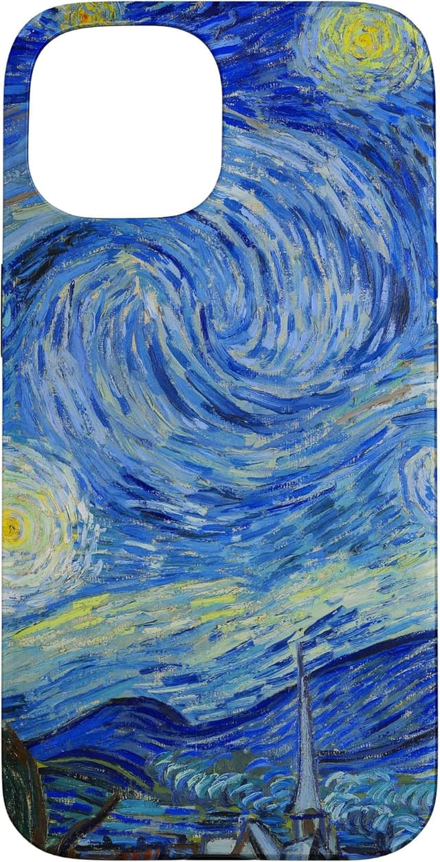 Detalle 1 de Custodia iPhone 14 Van Gogh La Notte Stellata