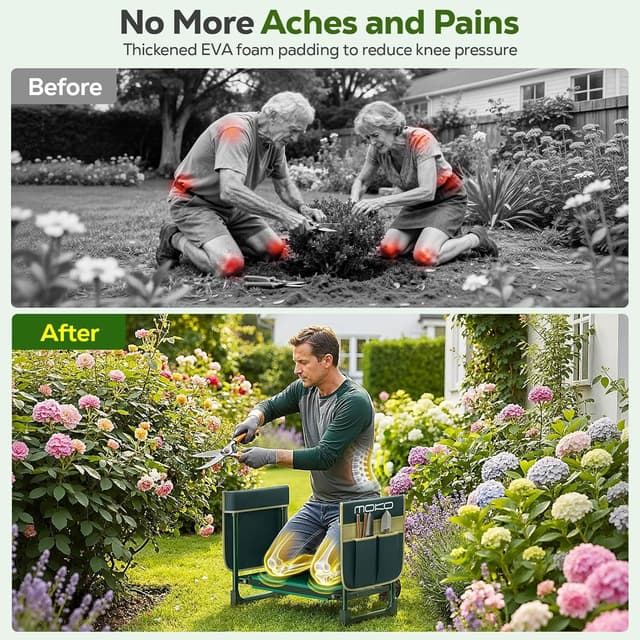 Detalle 2 de MoKo Garden Kneeler kneeling seat stool