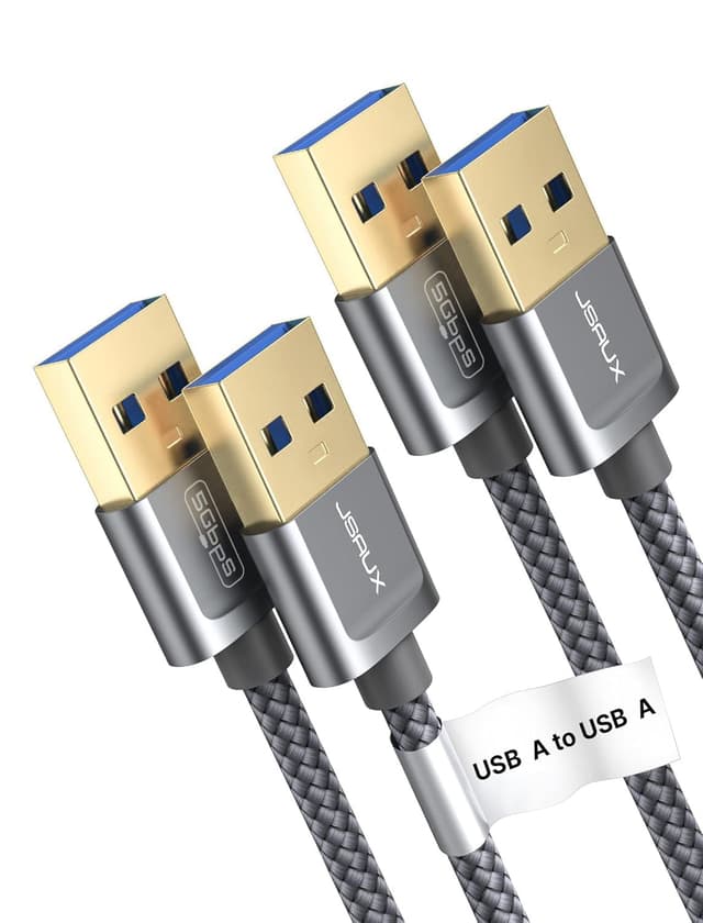 Detalle de JSAUX USB 3.0 A Male to Male cable 5Gbps