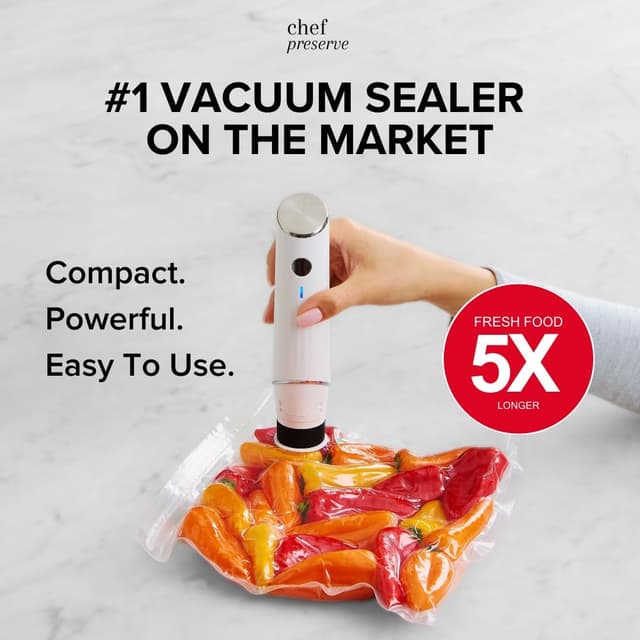 Thumbnail 1 de Chef Preserve Compact Vacuum Sealer 1000 bags 🔌