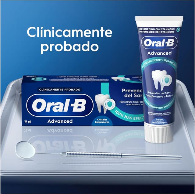 Thumbnail 4 de Oral-B Advanced Prevención Sarro Peppermint 12x75ml 🦷