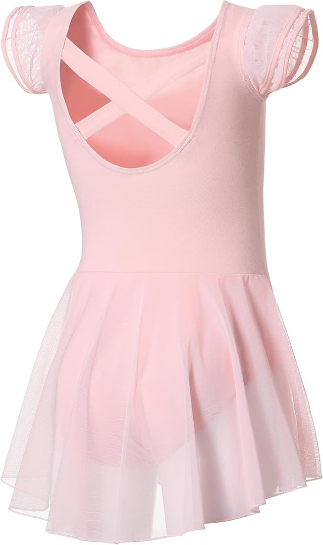 Imagen de DIPUG Ballet Leotard with Skirt for Girls ๐ en OfertitasTOP