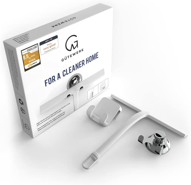 Thumbnail 7 de Rasqueta de Cristales para Ducha 23 cm, Silicona y Acero Inoxidable